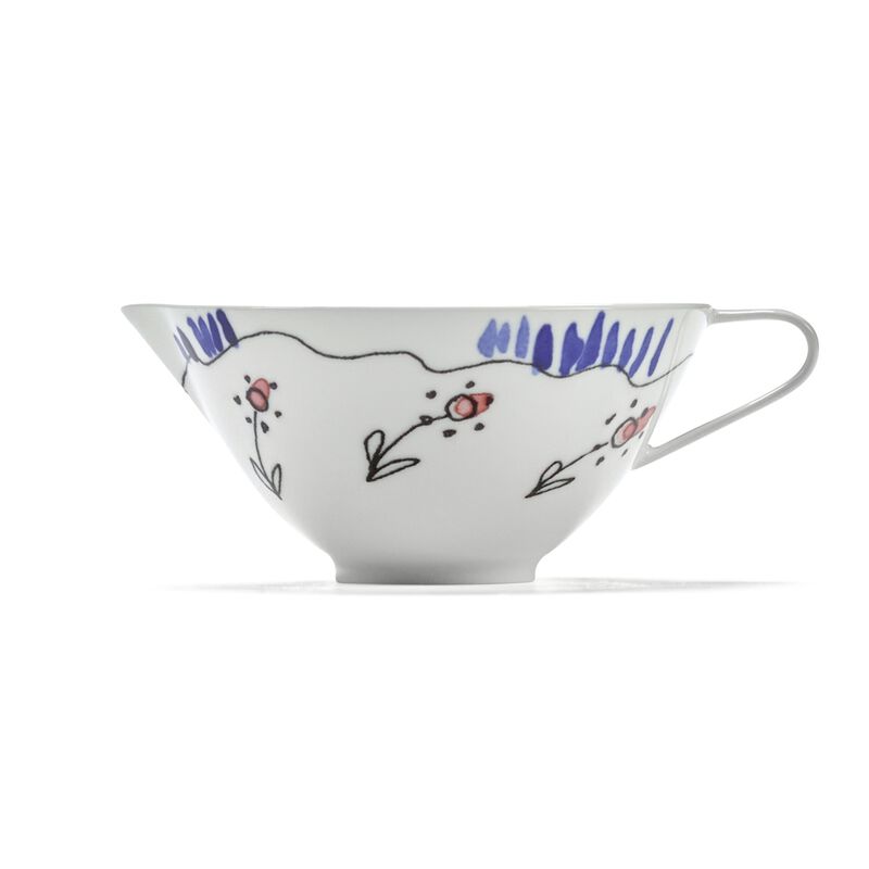 Marni Midnight Flowers Jug - Anemone Milk image number 1